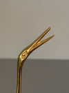 Vintage Brass Figurine Statue Cranes Birds 1960s Mid Century - Image 8