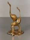 Vintage Brass Figurine Statue Cranes Birds 1960s Mid Century - Image 9