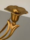 Vintage 3-Branch Candlestick Holder Brass 1960s Mid Century - Image 5