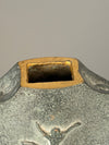 Vintage Bronze Vase 1950s 1960s Art Mid Century - Image 2