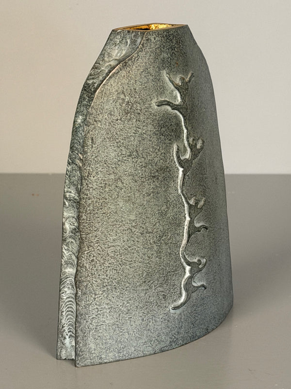 Vintage Bronze Vase 1950s 1960s Art Mid Century - Image 9