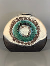 Dümmler und Breiden Vase 1960s Dark Brown Teal Ceramic - Image 6