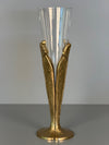 Vintage Soliflore Art Nouveau Vase Bronze and Glass 1920s 1930s - Image 4