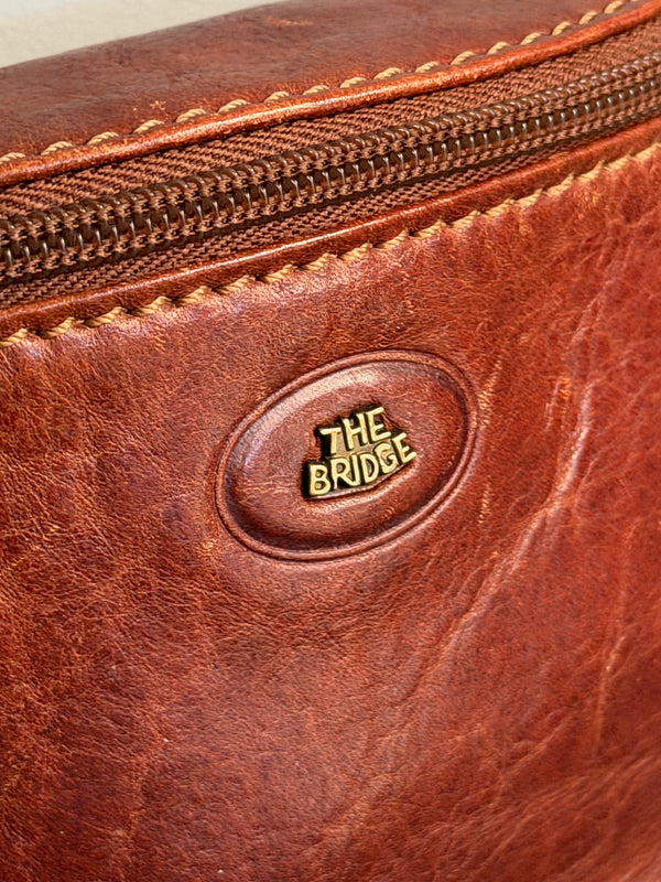 The Bridge Italy Belt Bag Pouch 90s Brown Leather - Image 3