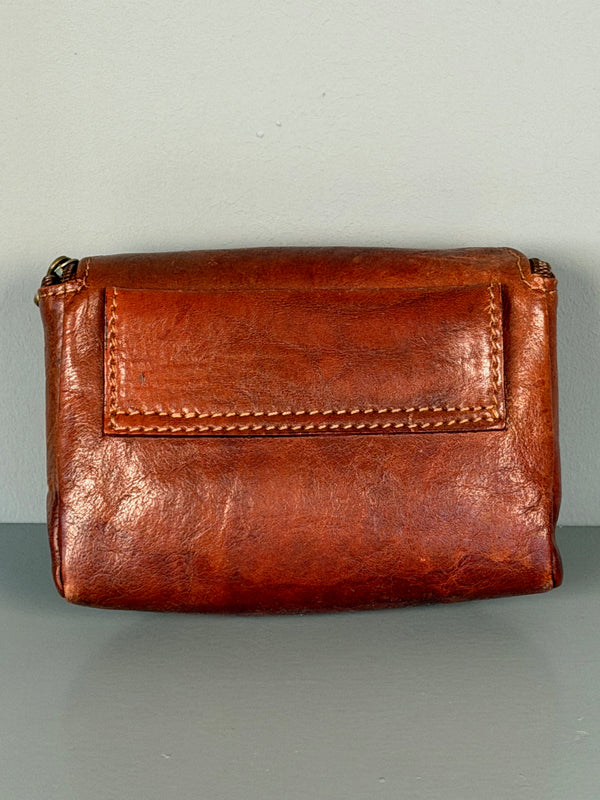The Bridge Italy Belt Bag Pouch 90s Brown Leather - Image 4