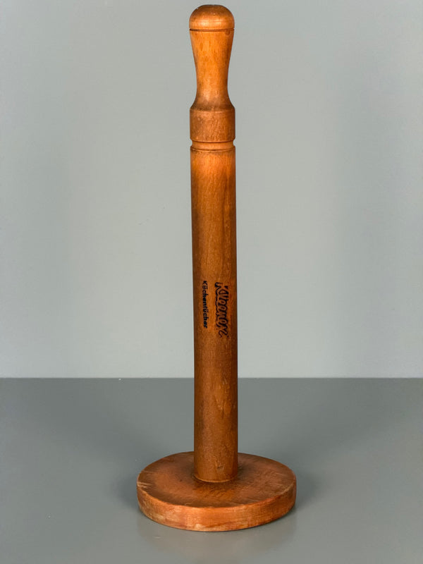 Herbertz Paper Towel Holder Vintage Kleenex Holder 1950s Wood Brown - Image 3