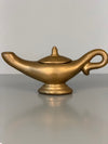 Vintage Brass Aladdin Oil Lamp 1970s Gold Metal - Image 7
