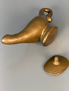 Vintage Brass Aladdin Oil Lamp 1970s Gold Metal - Image 10