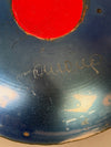 rame d'arte laurana Bowl 1960s Teal Red Enamel - Image 10