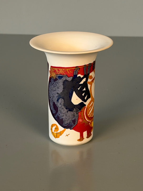 Rosenthal Gilbert Portanier Vase 1970s Cream Ceramic - Image 4