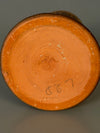 Werkstatt Margarethenhöhe Johannes Leßmann Candle Holder 1960s Brown Terracotta Ceramic - Image 9