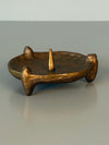 Vintage Bronze Candle Holder Candlestick 1960s Brutalist Mid Century - Image 3