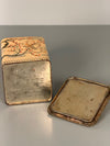 Spara Frischbrand Kaffee Tin Box 1950s Cream Orange Metal - Image 10