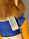 Pedigree Made in England Vintage World Cup Willie Plush Toy 60s Orange Blue - Image 7