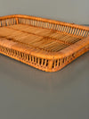 Artek Vintage Rattan Tray Basket Serving Tray 1970s - Image 4