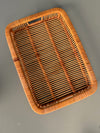 Artek Vintage Rattan Tray Basket Serving Tray 1970s - Image 5