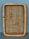 Artek Vintage Rattan Tray Basket Serving Tray 1970s - Image 6