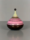 Rosenthal Studio Line Emilio Pucci Vase 1960s Brown Pink Ceramic