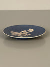 L'Ancora Azura Arno Kiechle Decorative Plate 1950s Navy Blue Cream Ceramic - Image 7