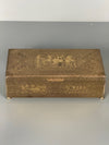 Vintage Brass Box Cigar Case Jewelry Box 1930s