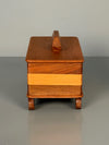 Vintage Wooden Box Teak Treasure Chest 1960s Mid Century - Image 4