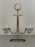Vintage Candle Holder Pair Scandinavian Iron 1960s