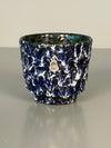 ES Keramik Vintage Planter Fat Lava 60s Blue White Ceramic