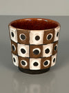 Schlossberg Ceramic Planter 1960s Brown White Mid Century - Image 3