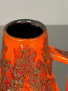 Jopeko Vase Vintage WGP Fat Lava Handle Vase 60s 70s Orange Ceramic - Image 7