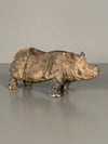 Vintage Ceramic Rhino Art Ceramic Studio Pottery Animal 1960s - Image 3