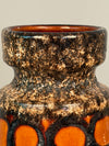 Scheurich Vase Decor 242-22 1960s Black Orange Ceramic - Image 5