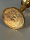 Vintage Massive Brass Candle Holder Candelabra 1960s - Image 9