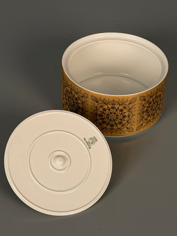 Hutschenreuther Selb Vintage Lidded Box 1960s White Gold Porcelain - Image 7