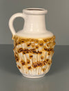Carstens Tönnieshof Vase 7587-25 1960s White Brown Ceramic