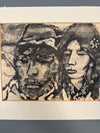 Jo Pieper Drawing Original Vintage 1960s Wall Art - Image 2