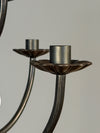 Boda Smide Candle Chandelier Duvan 1960s Silver Glass - Image 4