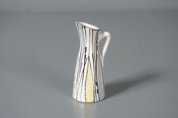 Vintage vase 50s 60s Fat Lava WGP pottery ceramic mid century handle vase