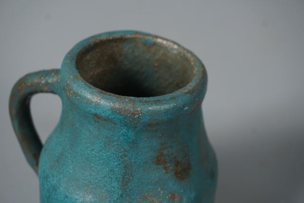 Vintage ceramic vase handle vase jug studio ceramics from the 50s 60s WGP