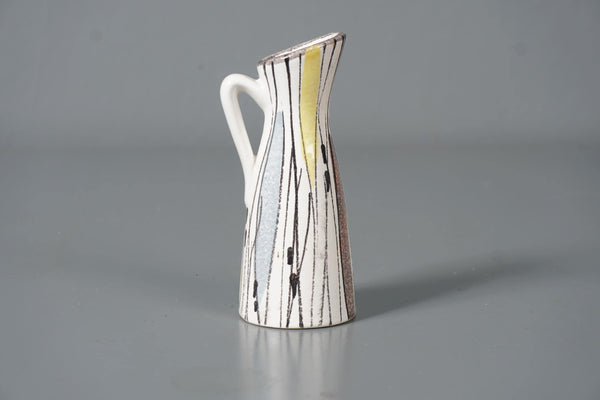 Vintage vase 50s 60s Fat Lava WGP pottery ceramic mid century handle vase