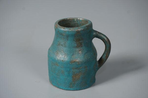 Vintage ceramic vase handle vase jug studio ceramics from the 50s 60s WGP