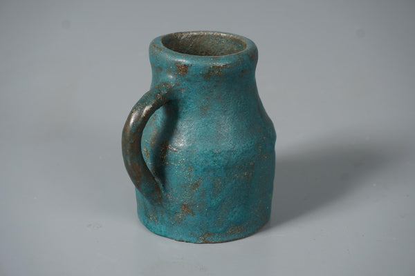 Vintage ceramic vase handle vase jug studio ceramics from the 50s 60s WGP