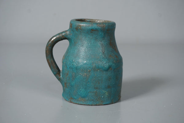 Vintage ceramic vase handle vase jug studio ceramics from the 50s 60s WGP