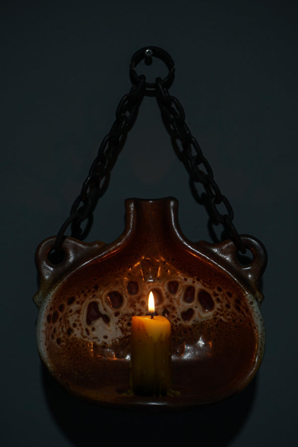 1960s 1970s Ceramic Candlestick Wall Candle Holder WGP - Photo 8