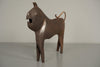 Vintage metal figure sculpture bull ox dog tin abstract 1950s - Photo 2