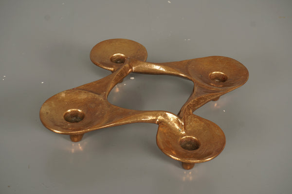 Harjes Vintage Candle Holder Bronze 60s - Image 2