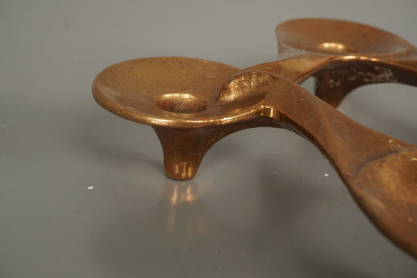 Harjes Vintage Candle Holder Bronze 60s - Image 6