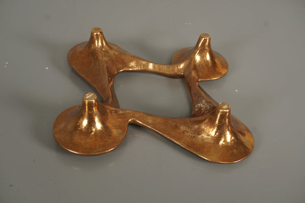 Harjes Vintage Candle Holder Bronze 60s - Image 10