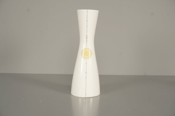 Rosenthal Vintage Studio-Line Form 2000 Porcelain Vase 1980s White Gold - Image 2
