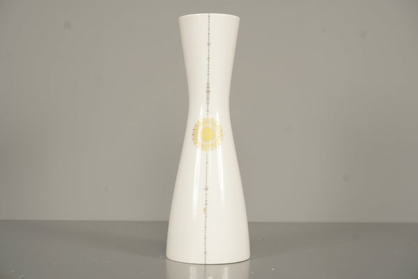 Rosenthal Vintage Studio-Line Form 2000 Porcelain Vase 1980s White Gold - Image 7