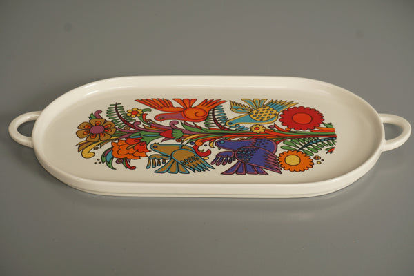 Christine Reuter for Villeroy and Boch Vintage Tray Acapulco 1960s White Porcelain - Image 3